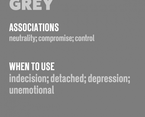 The psychology of colour in marketing Grey