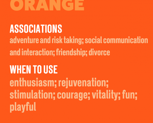 The psychology of colour in marketing Orange