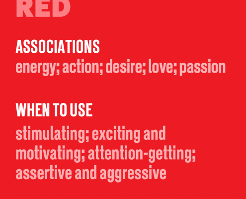 The psychology of colour in marketing Red